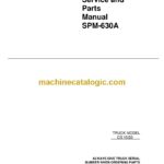 Clark CS15, CS20 Staker Service and Parts Manual (CS_SPM630A)