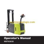 Clark WSTX30, WSTX35 Forklift Operators Manual (OM-1214)
