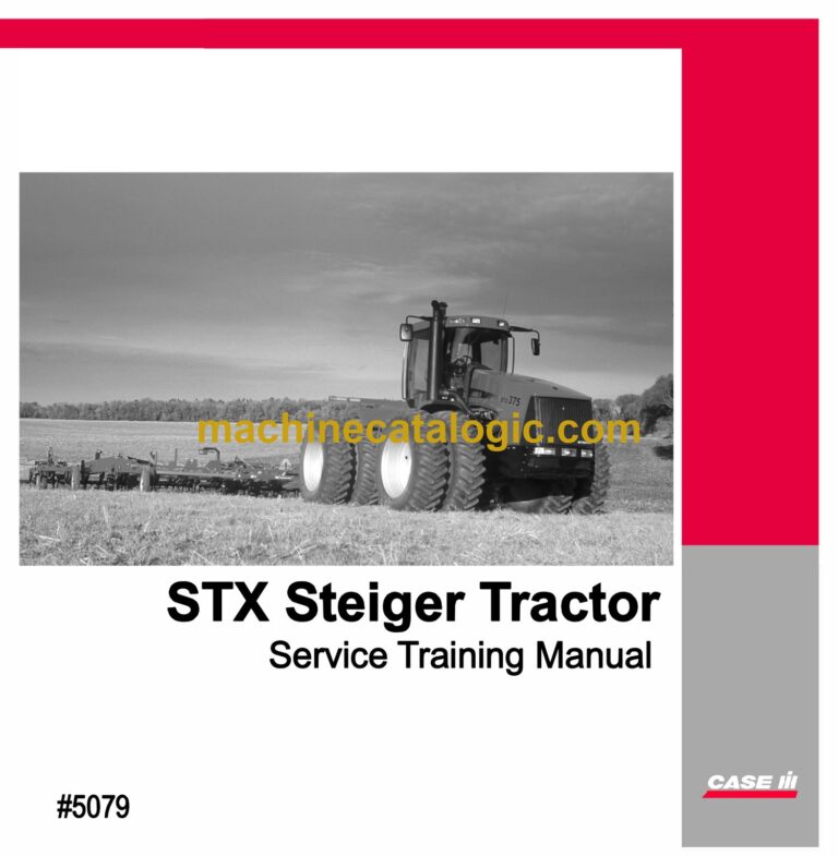 Case STX Steiger Tractor Service Training Manual