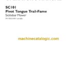 Case SC101 Pivot Tongue Trail-Fame Sicklebar Mower Operator Manual