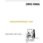 Clark EPG20-30, ECG20-32, ECG20-30x Forklift Service Manual (SM677)