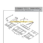 Kongskilde 2900HD Field Cultivator Spare Part List