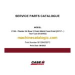 Case 2150 Planter 24 Row 2 Point Hitch Front Fold Service Parts Catalogue