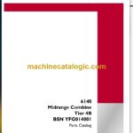 Case 6140 Midrange Combine Tier 4B Parts Catalog