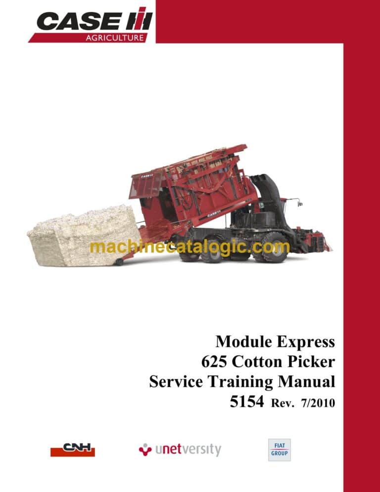 Case 625 Cotton Picker Module Express Service Training Manual
