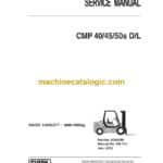 Clark CMP 40, 45, 50s D,L Forklift Service Manual (SM712)
