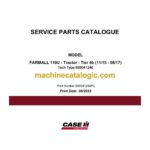 Case Farmall 110U Tier 4B Tractor Service Parts Catalogue