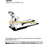 Clark WP45 Pallet Truck Operators Manual (OM-698)