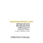 Case Optum 270CVX, 300CVX AFS Connect CVX Drive Tractor Operator Manual