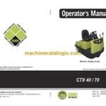 Clark CTX40, CTX70 Towing Truck Operators Manual (OM-847)