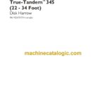 Case True-Tandem 345 22-34 Foot Disk Harrow Assembly Instructions