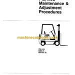Clark C500 Y 60-S100 D Forklift Planned Maintenance and Adjustment Procedures Manual (PMA539)
