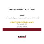 Case 7120 Magnum Tractor Service Parts Catalogue