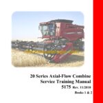 Case 20 Series Axial-Flow Combine Service Training Manual