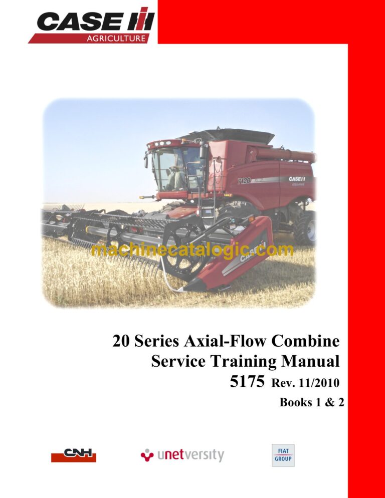 Case 20 Series Axial-Flow Combine Service Training Manual