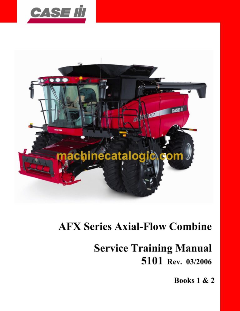 Case AFX Series Axial-Flow Combine Service Training Manual