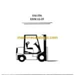 Clark ESM 12-25 Forklift Service Manual (SM556)
