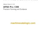 Case AFS Pro 1200 Precision Farming and Guidance Software Operating Guide (90324326)