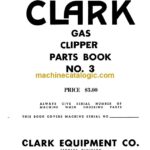 Clark Gas Clipper No3 Parts Manual (NO.3)