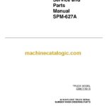 Clark CSM7, CSM10, CSM15 Staker Service and Parts Manual (CSM_SPM627A)