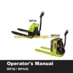 Clark WPX30, WPX45 Palletjack Operators Manual (OM-725)