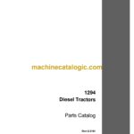Case 1294 Diesel Tractors Parts Catalog