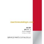 Case 4412R Corn Header Service Parts Catalogue