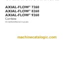 Case Axial-Flow 7260, 8260, 9260 Combine Operators Manual (90368390)
