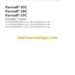 Case Farmall 45C, 50C, 55C Compact Tractor Operator Manual
