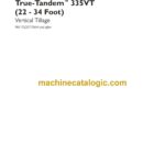 Case True-Tandem 335VT 22-34 Foot Vertical Tillage Assembly Instructions