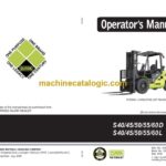 Clark S40, S45, S50, S55, S60 D,L Forklift Operators Manual (OM-1185)