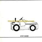 Clark GTDT30, GTDT60E Forklift Operators Manual (OM-607)