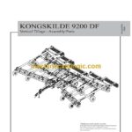 Kongskilde 9200 DF Vertical Tillage Assembly and Parts Manual