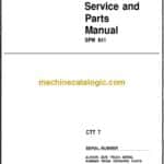 Clark CTT7 Service and Parts Manual (CTT7_SPM-641)