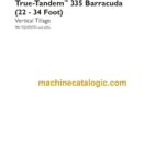 Case True-Tandem 335 Barracuda 22-34 Foot Vertical Tillage Assembly Instructions