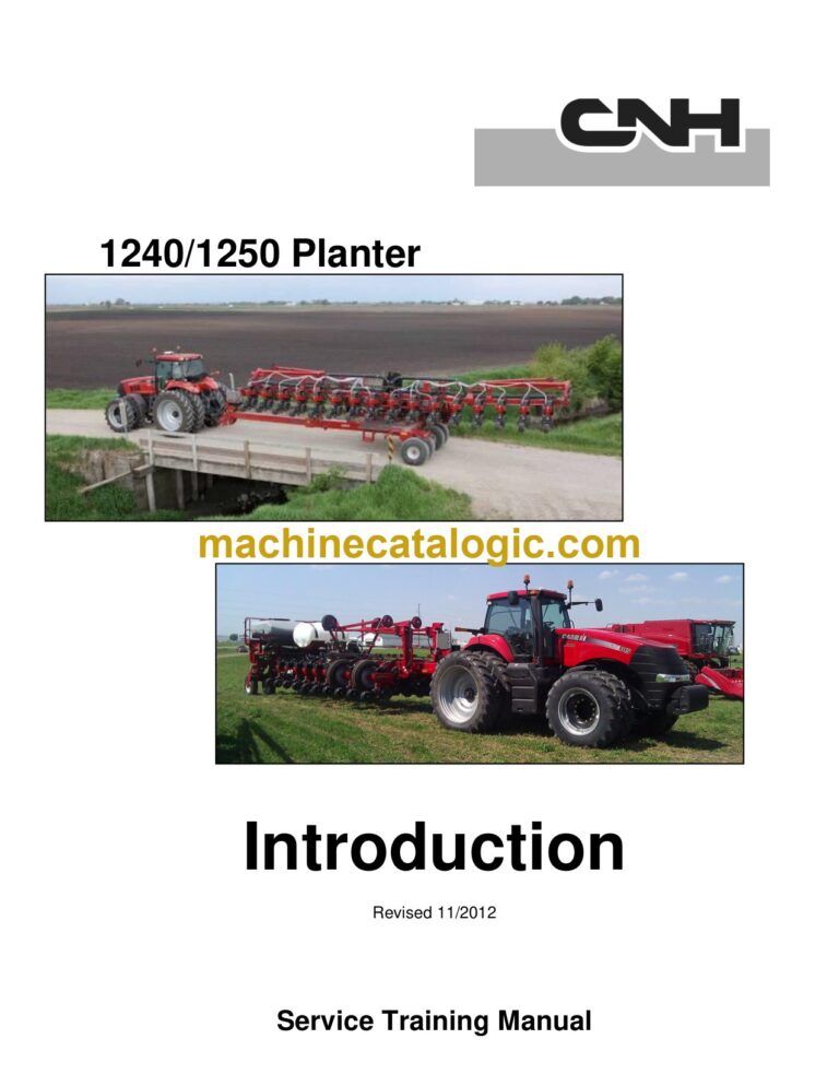 CNH 1240-1250 Planter Service Training Manual