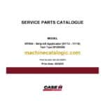 Case NT950 Strip-Till Applicator Service Parts Catalogue