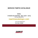 Case Steiger 500 Quadtrac Service Parts Catalogue