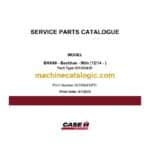 Case BHA90 Backhoe Service Parts Catalogue