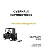 Clark C500 All Gas Powered Overhaul Manual (OH430)
