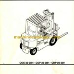 Clark CGC20-30H, CGP20-30H, CDP20-30H Forklift Operators Manual (OM-602)