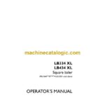 Case LB334XL, LB434XL Square Baler Operator Manual (91817333)