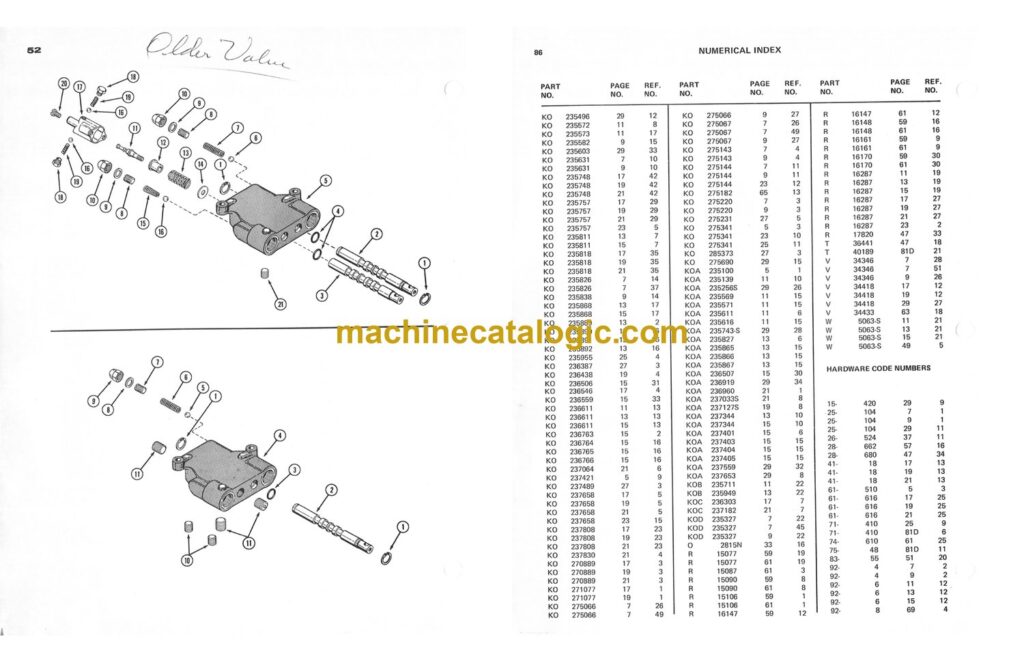 Case 220, 222, 442 and 444 Compact Tractors Parts Catalog