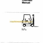 Clark C300 356 Forklift Overhaul Manual (OH381)