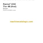 Case Patriot 4350 Tier 4B Final Sprayer Operator Manual