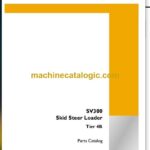 Case SV300 Tier 4B Skid Steer Loader Parts Catalog