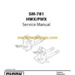 Clark HWX, PWX Palletjack Service Manual (SM781)