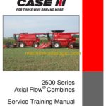 Case 2500 Series Axial Flow Combines Service Training Manual