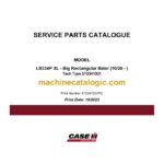 Case LB334P XL Big Rectangular Baler Service Parts Catalogue