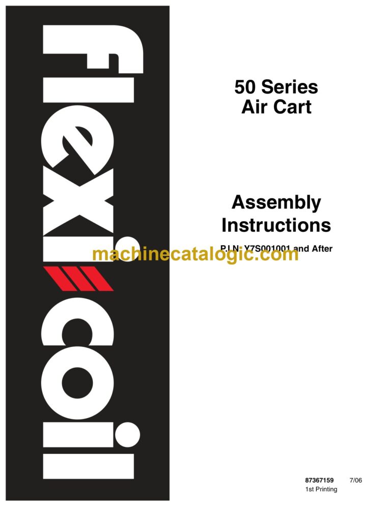 Flexicoil 50 Series Air Cart Assembly Instructions